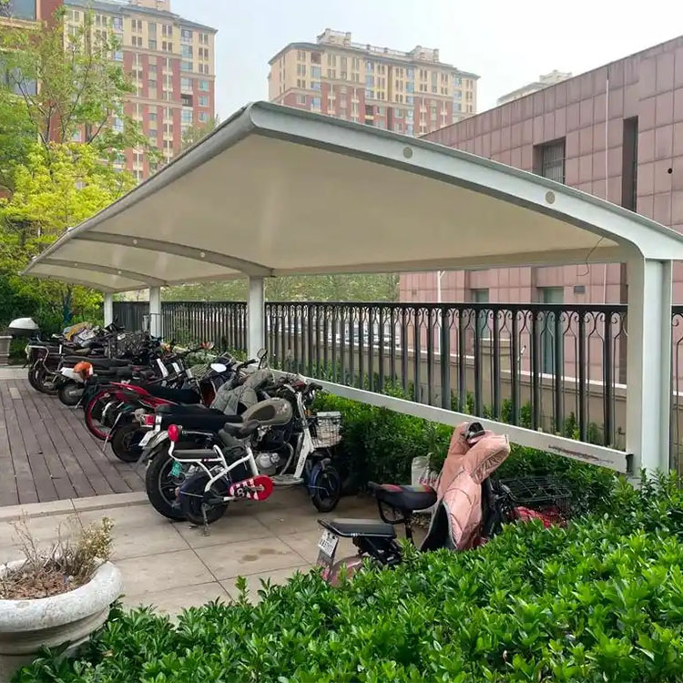 刚察县膜结构电动车棚